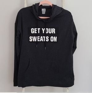 Champion XL Get your sweats on graphic loungewear hoodie